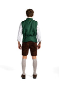 Geruit Oktoberfest gilet 'David' voor heren – SAMEX, foto 3