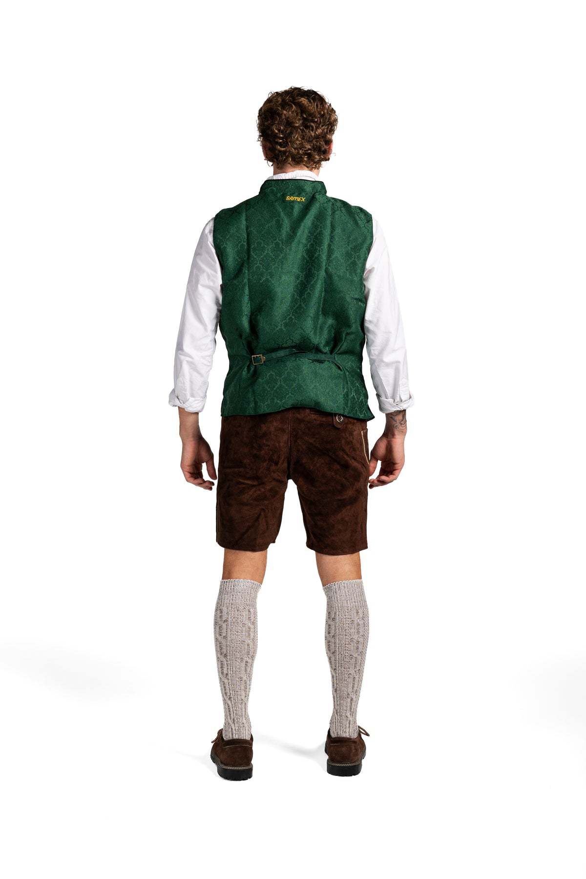 Geruit Oktoberfest gilet 'David' voor heren – SAMEX, foto 3