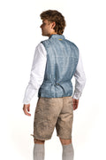 Geruit Oktoberfest gilet 'David' voor heren – SAMEX, foto 8
