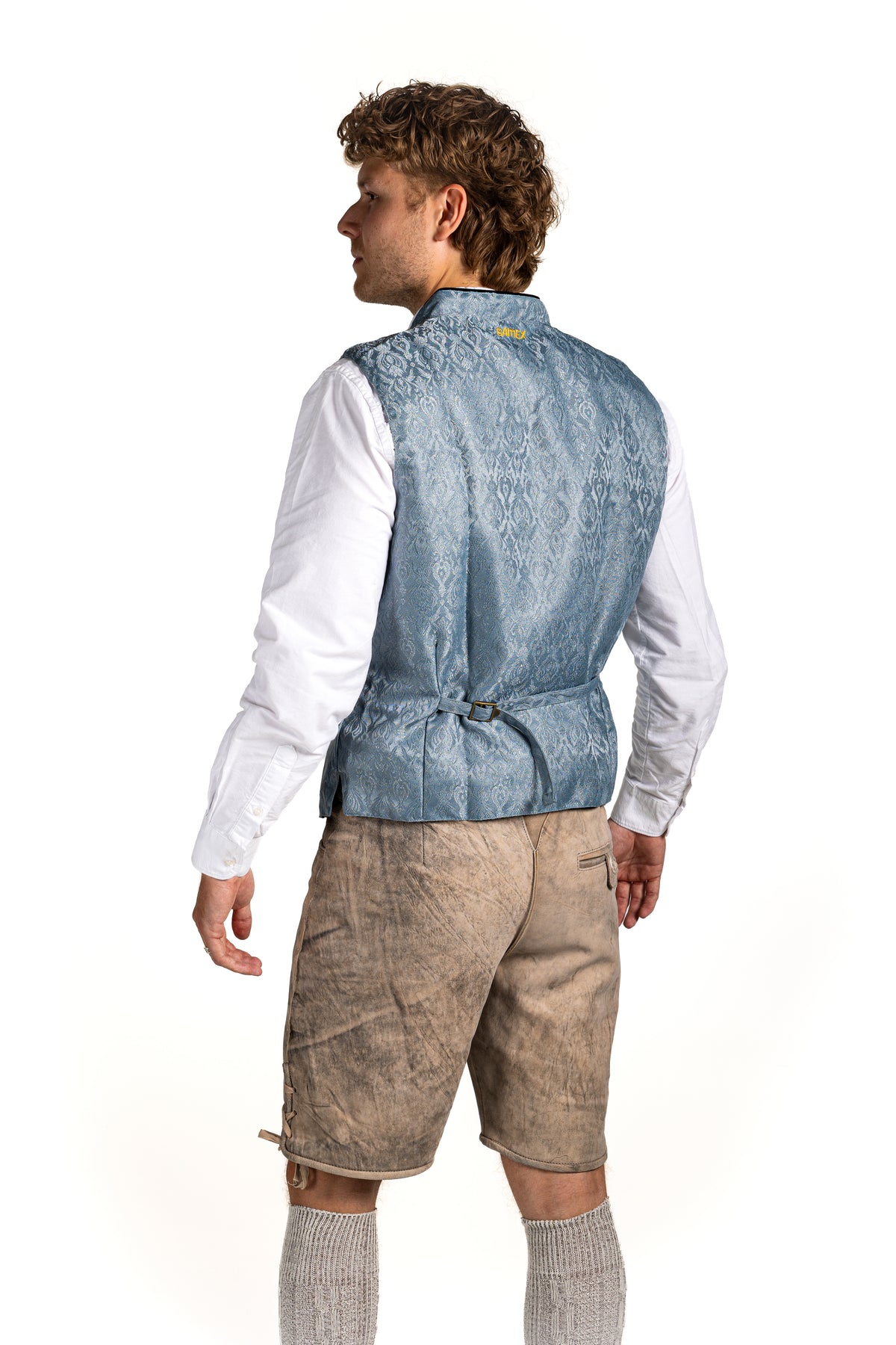 Geruit Oktoberfest gilet 'David' voor heren – SAMEX, foto 8
