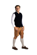 Fluwelen Oktoberfest gilet 'Alex' voor heren – SAMEX, foto 1